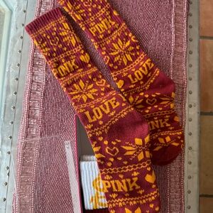 Victoria’s Secret PINK Collegiate ASU Sun Devils Knee-High Socks 3-Pack